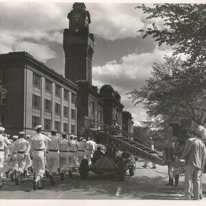 1943 WWII Movie The Navy Way Street Still Shot at Great Lakes Naval Base 8 x 10